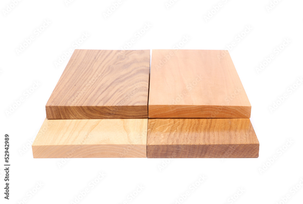 Four ends boards (acacia, oak, elm, lime)