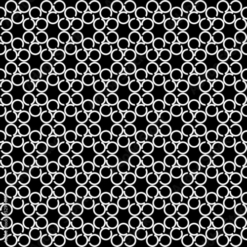 Seamless texture with circle elements.