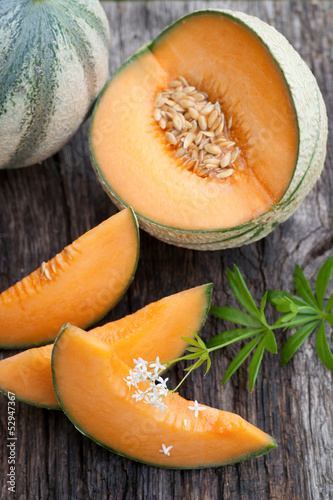 Cantaloupe melons