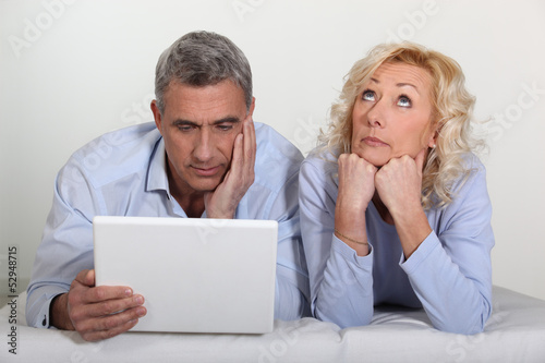 Принти на полотні Man and wife bored