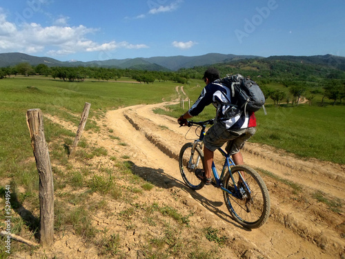 mountain biking photo