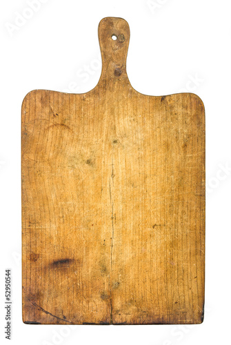 Altes rustikales Küchenbrett aus Holz photo