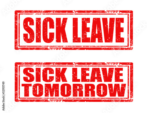 Sick leave-stamps