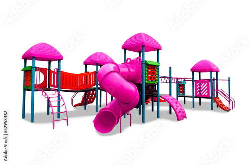 Children s playground isolated