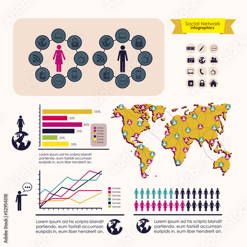 social network infographics