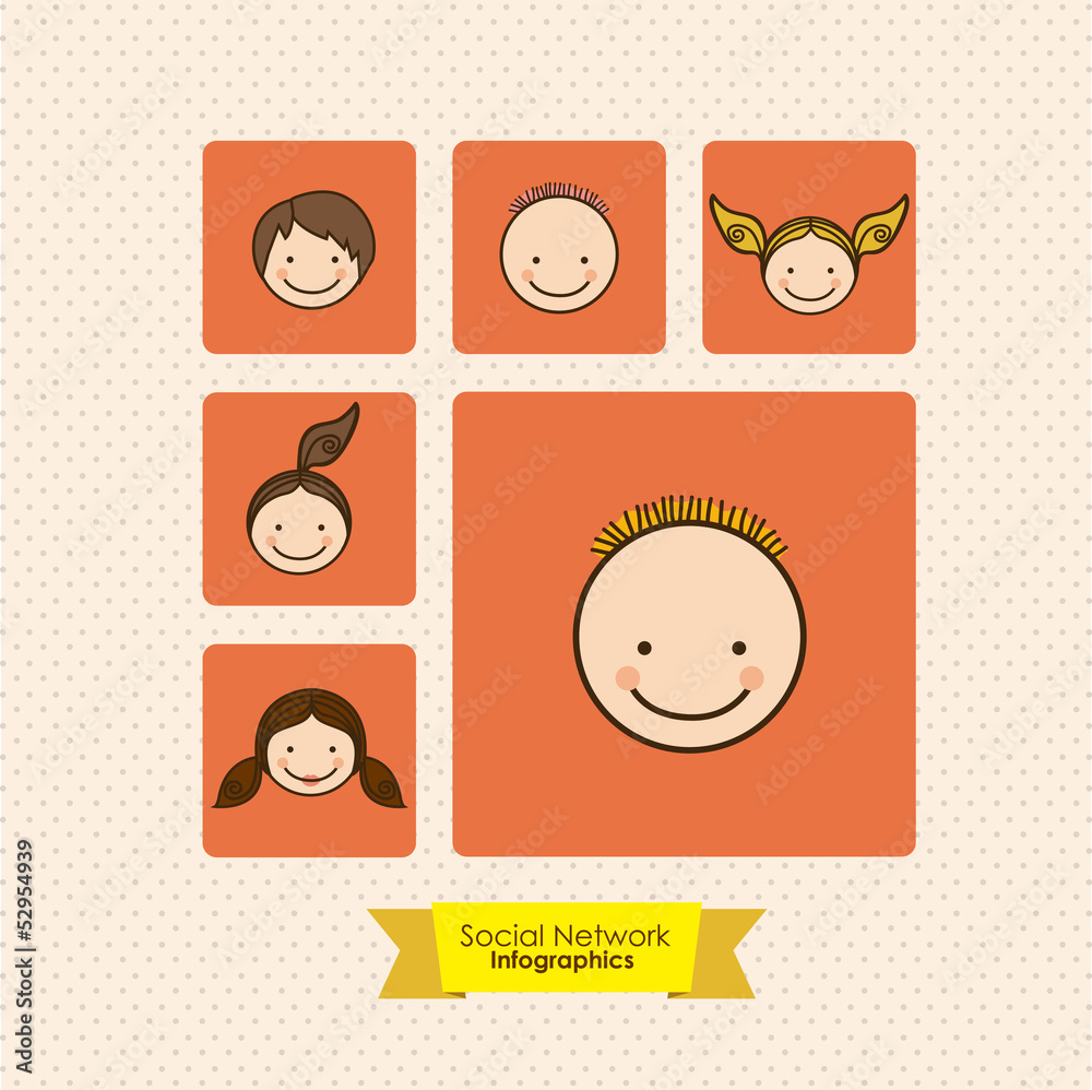 social networks infographics