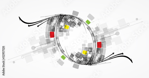 abstract futuristic internet high computer technology business b