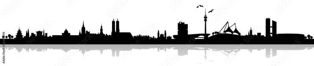 Fototapeta premium Panoramę Monachium