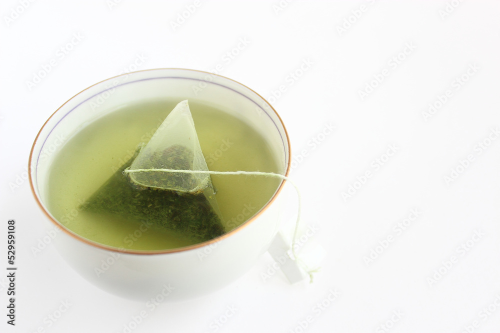 緑茶とティーバッグ 緑茶とティーバッグ