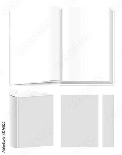 Vector book templates for presentational purposes.