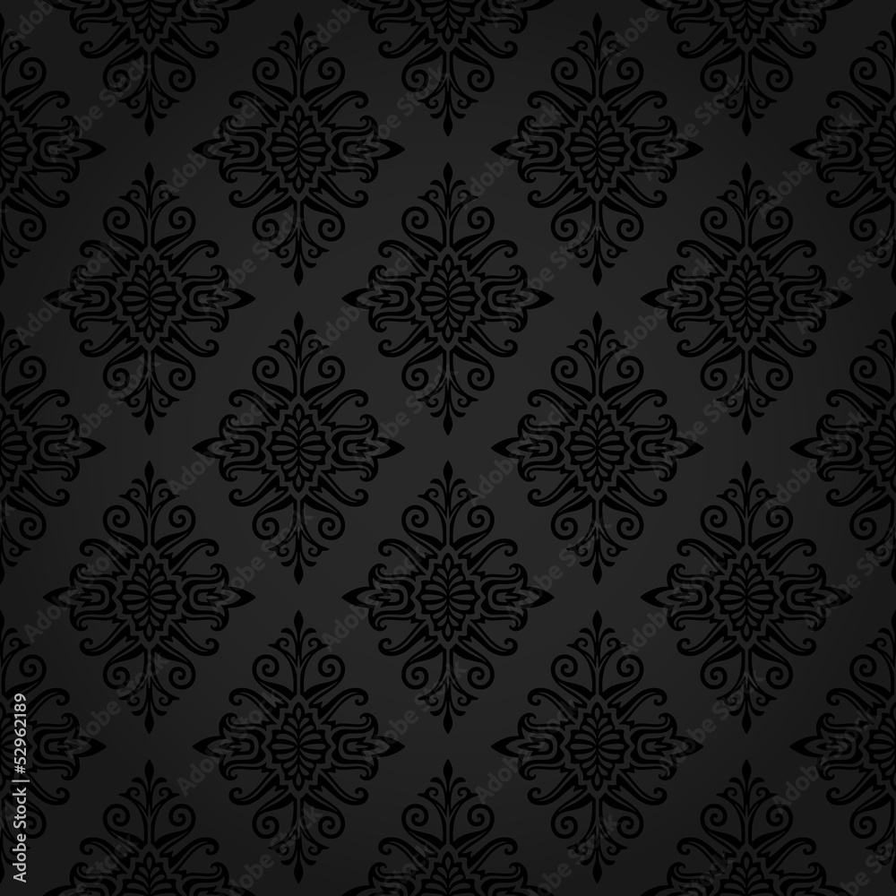 Seamless damask wallaper Seamless damask wallaper
