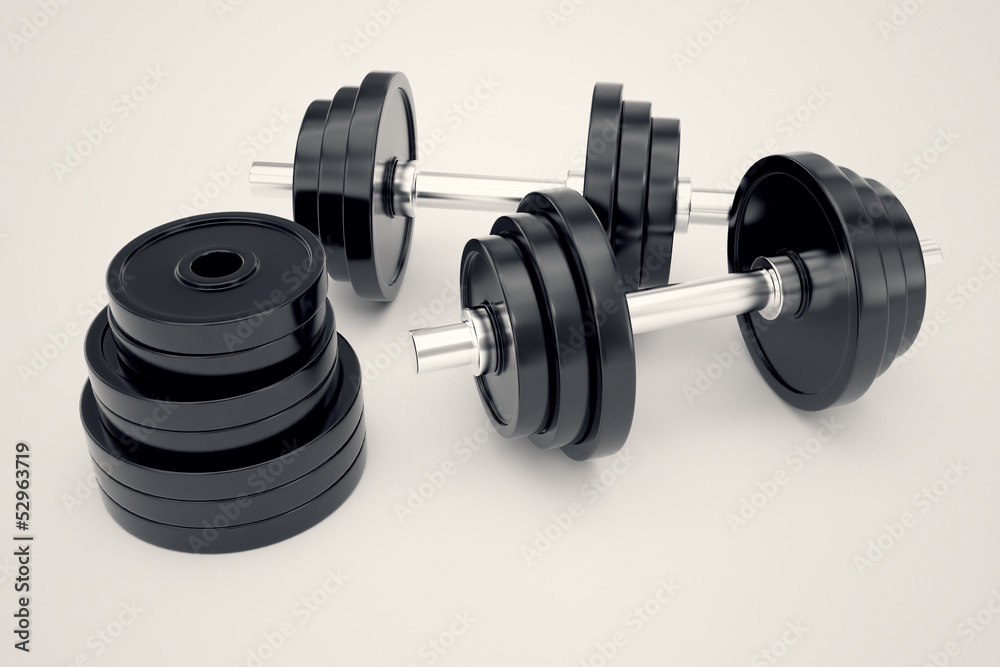 Dumbbells. Dumbbells.