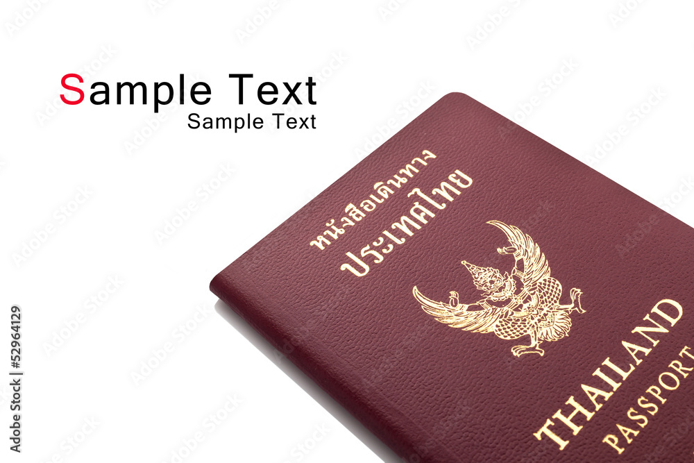 Thailand passport Thailand passport