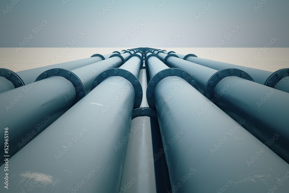 Obraz premium Pipeline sunset.