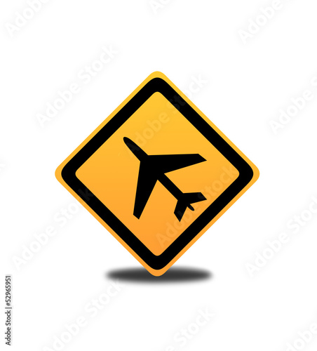 Airplane sign