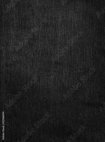 Denim Fabric Texture - Black