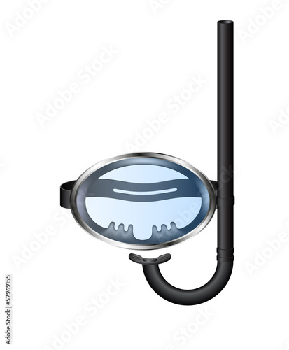 Retro diving goggles with snorkel