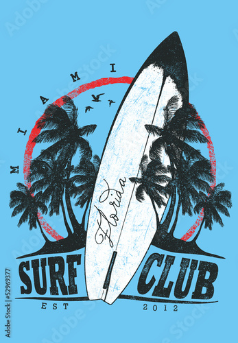 Obraz na płótnie Klub surfingu