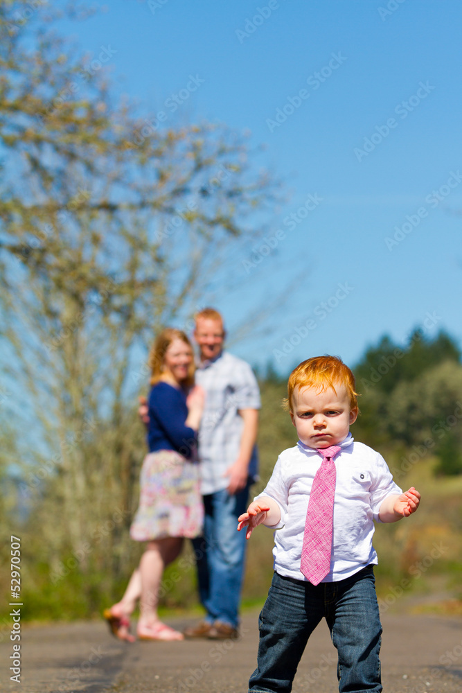 Fototapeta premium One Year Old Parenting