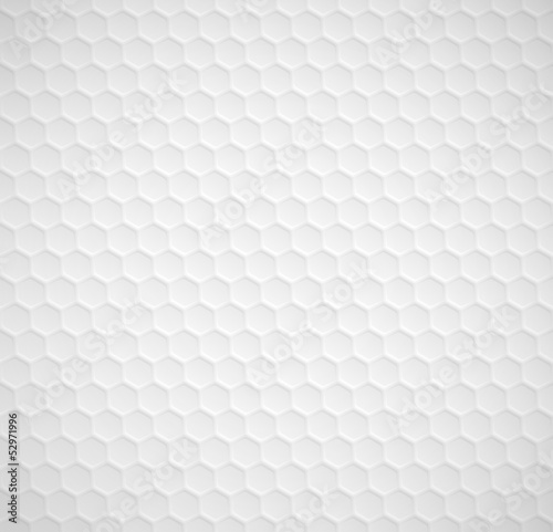 Vector hexagons seamless white background