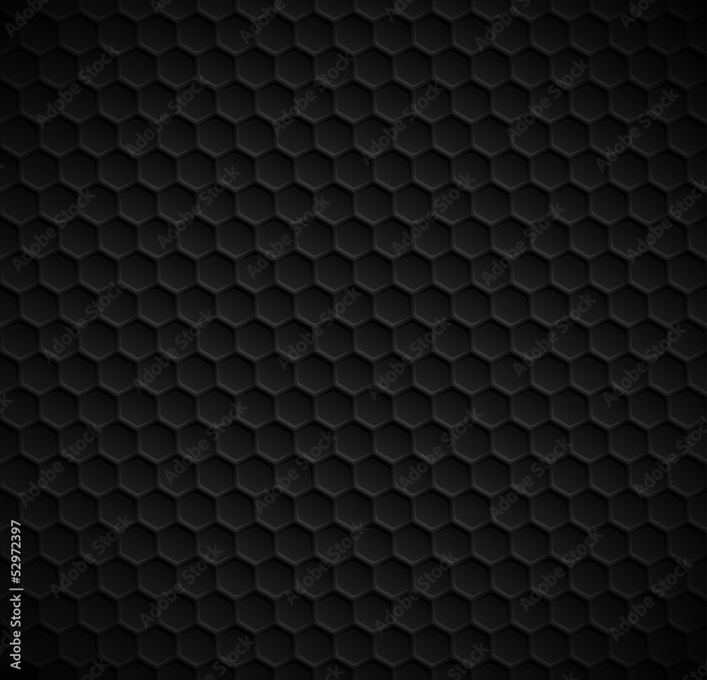 Vector hexagons seamless black background Vector hexagons seamless black background