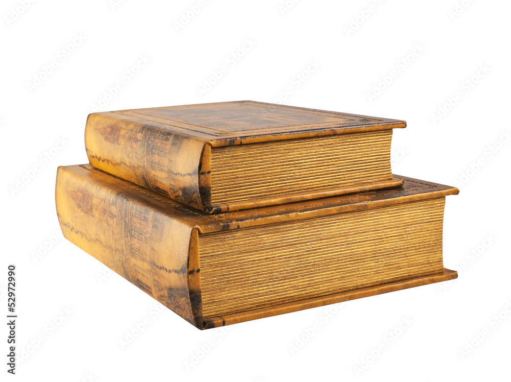 Obraz premium Two old books isolated