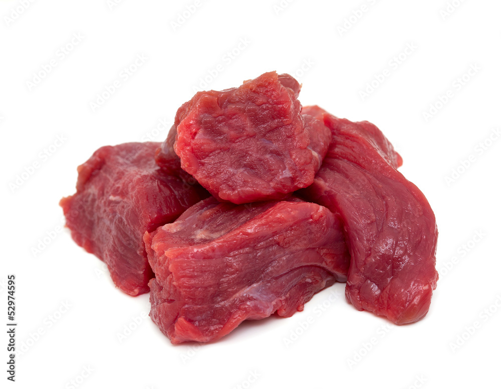 Obraz premium pieces of fresh beef