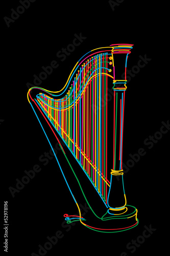 Harp sketch