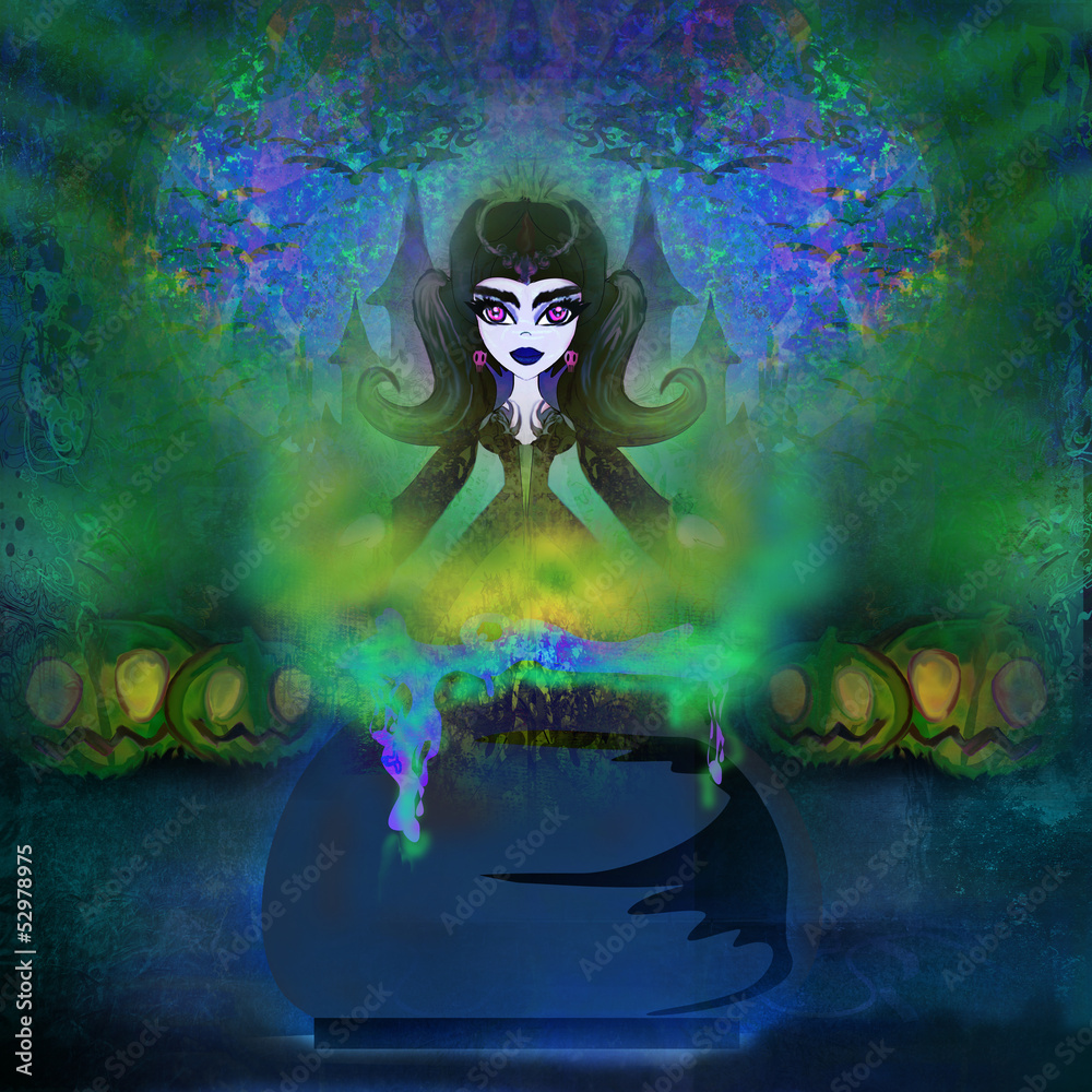 halloween witch making potions halloween witch making potions