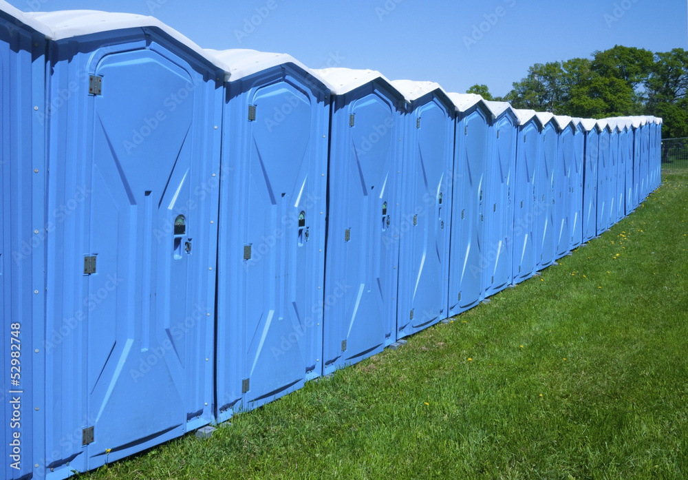 Fototapeta premium Portable toilets