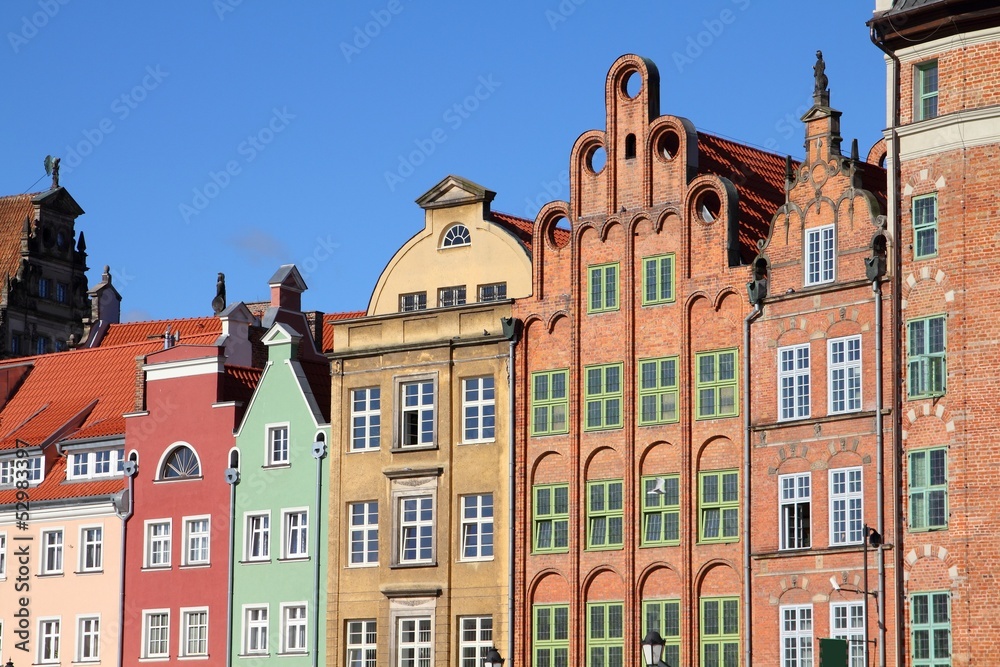 Gdansk, Poland - townhouses