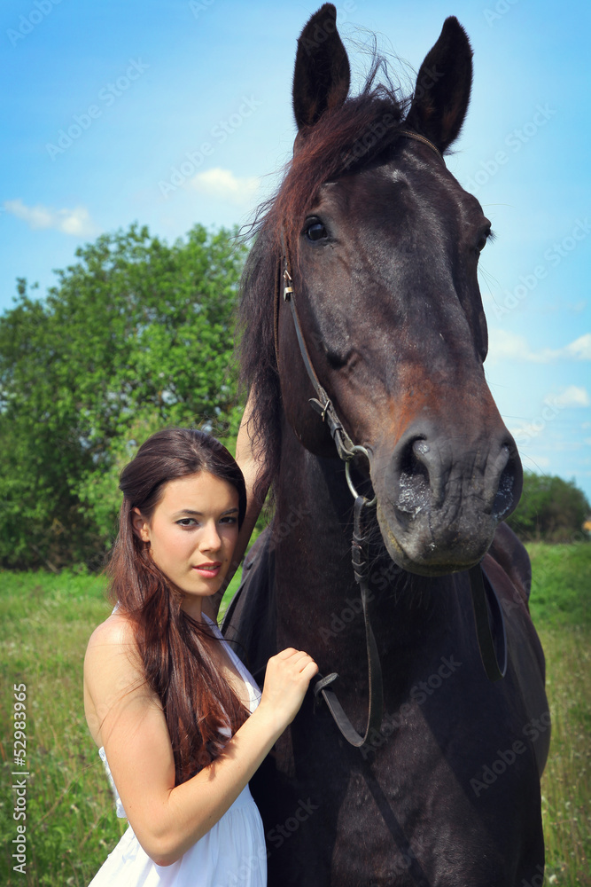 Obraz premium young woman