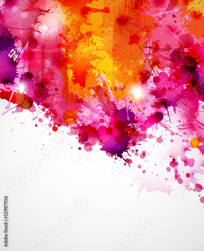 Abstract artistic Background of bright colors