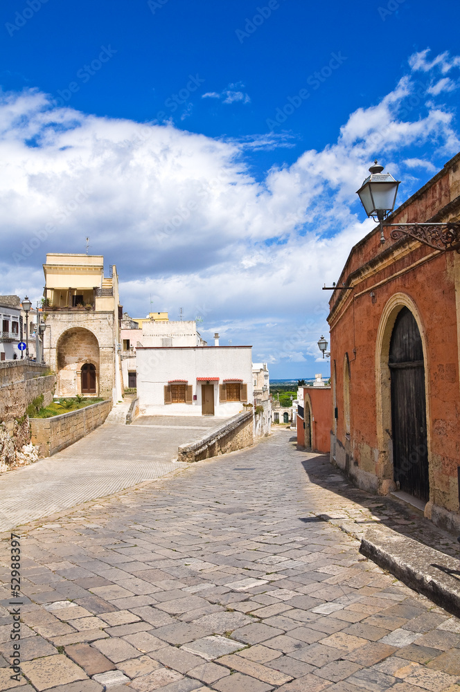 Fototapeta premium Alleyway. Ugento. Puglia. Italy.