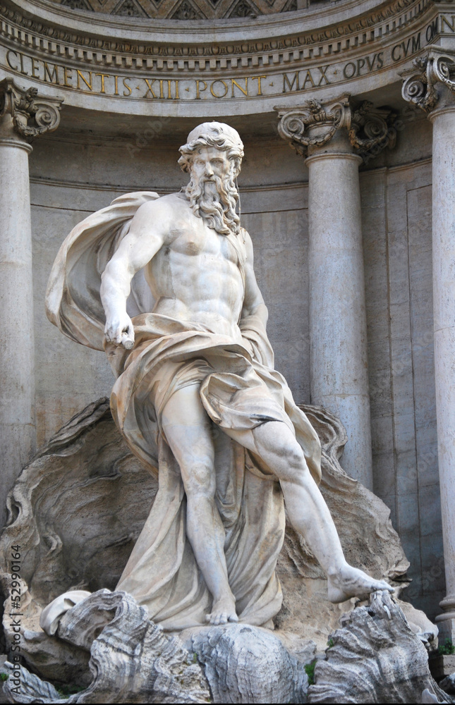 Neptune, fontaine de Trévi