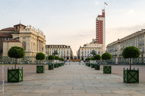 Torino (Turin), Piazza Castello and Palazzo Madama