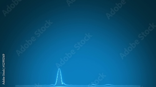 Blue waveform background, HD 1080p, loop.