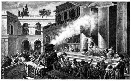 Ancient Rome - Jules Cesar : his Death Ceremony