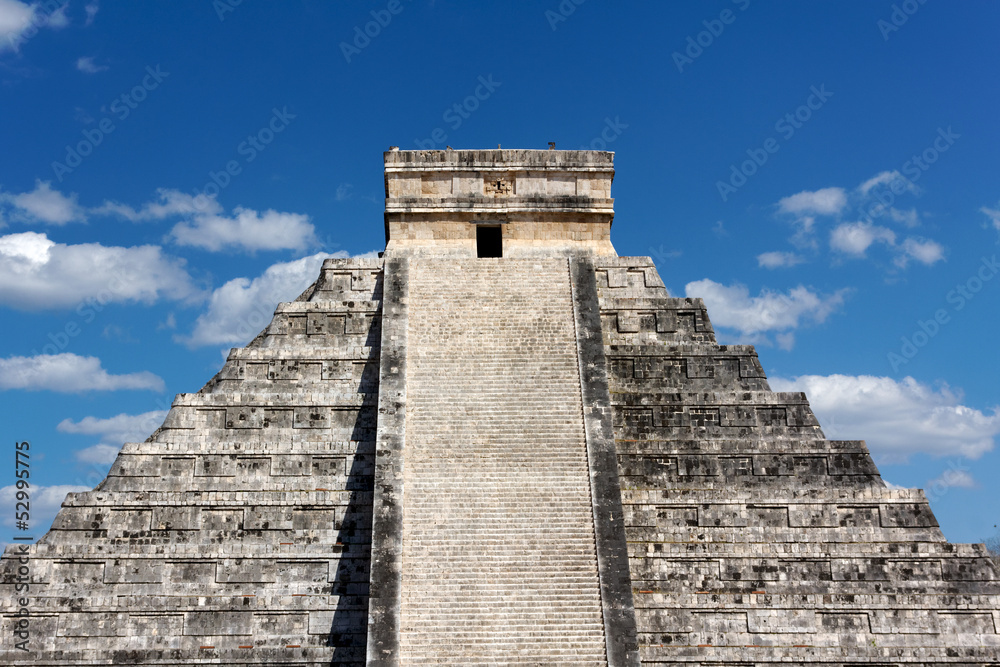 Mayan Temple Pyramid at Chichen Itza