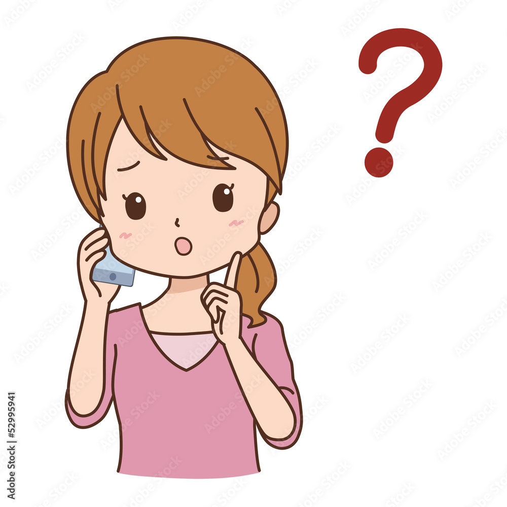 女性/電話 女性/電話