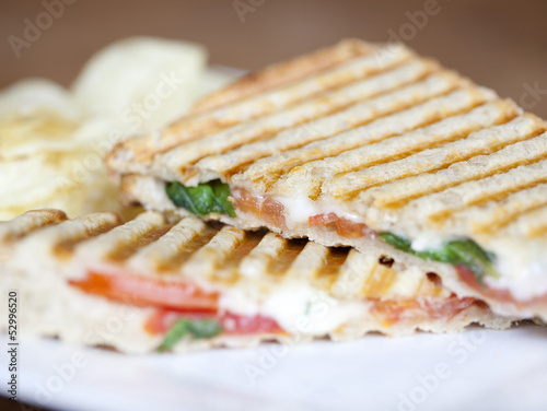 Grilled caprese sandwich