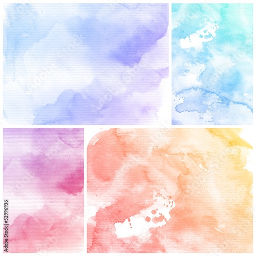 Watercolor background. colorful Abstract water color art 