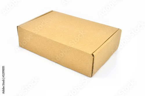 cardboard box isolated © thawats