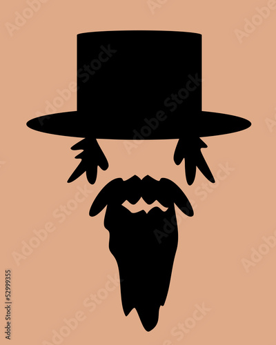 man with long beard and hat