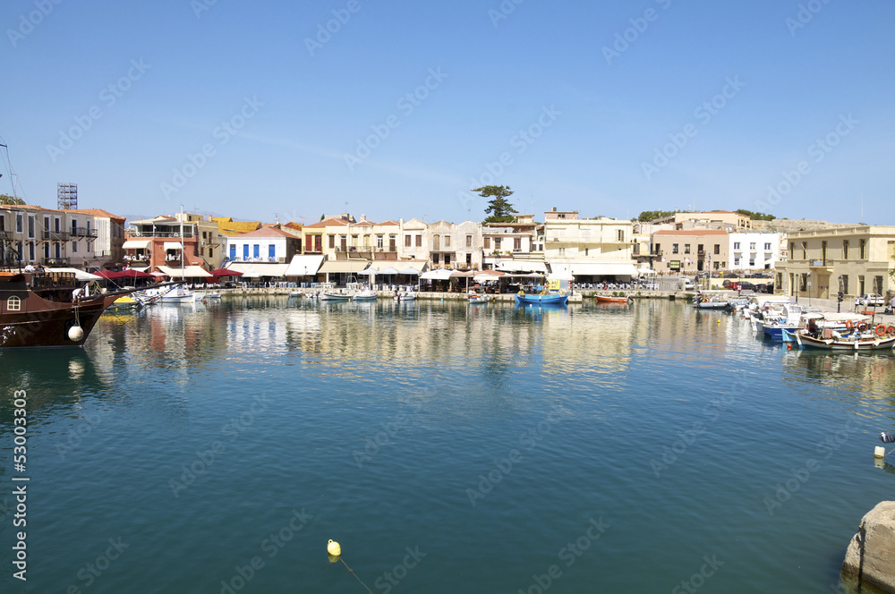 Venezianischer Hafen in Rethymno auf Kreta