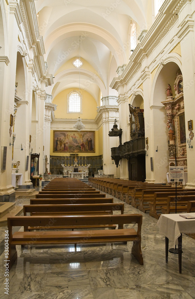 Cathedral of Ugento. Puglia. Italy.