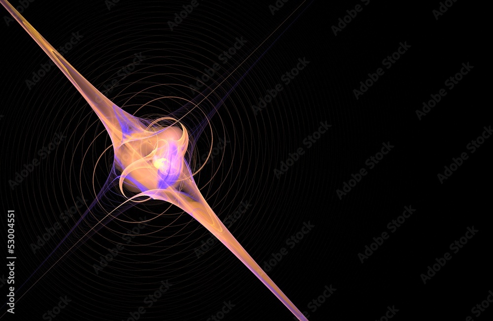 Abstract glossy star, illustration Abstract glossy star, illustration