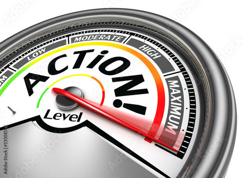 action conceptual meter indicate maximum photo
