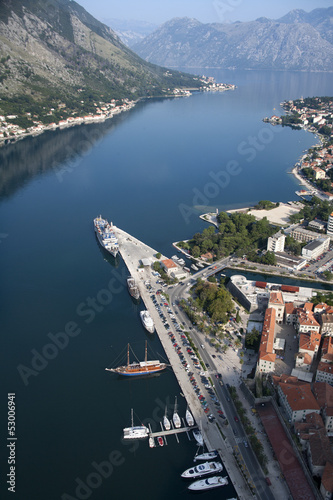 Bay of Kotor in Montenegro