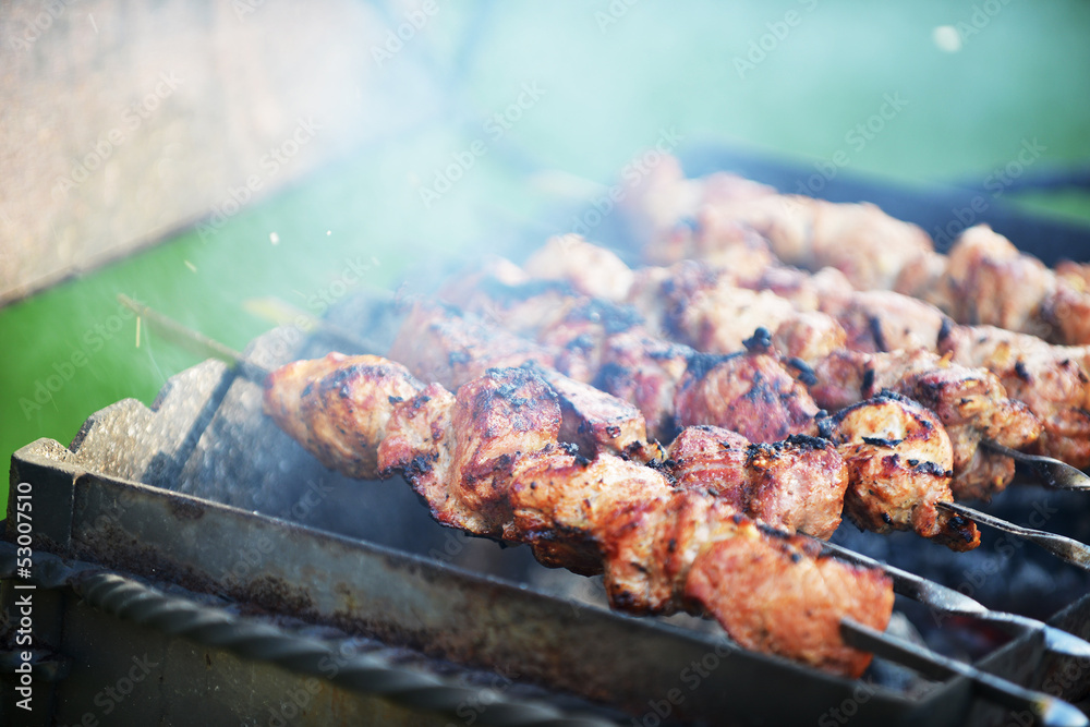 delicious grilled meat delicious grilled meat
